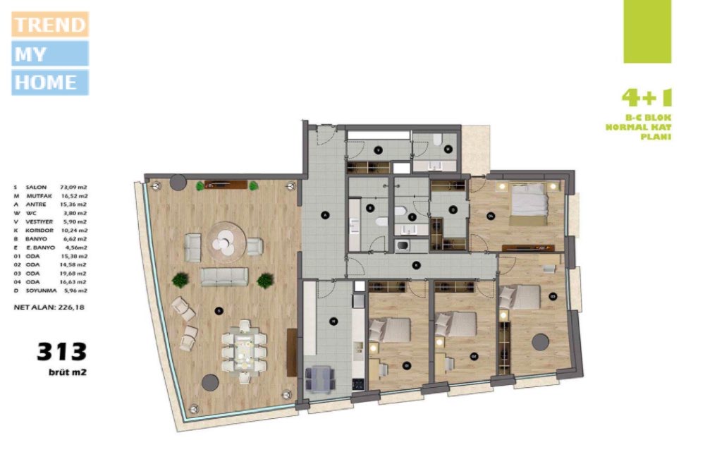 پروژه کورو اولری اسکودار-پروژه شیک و خاص در منطقه اسکودار